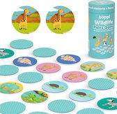 Boppi - memory kaartspel - wilde dieren - 48 kaarten