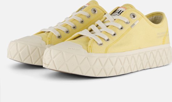 Palladium Palla Ace Low Sneakers geel Canvas - Dames
