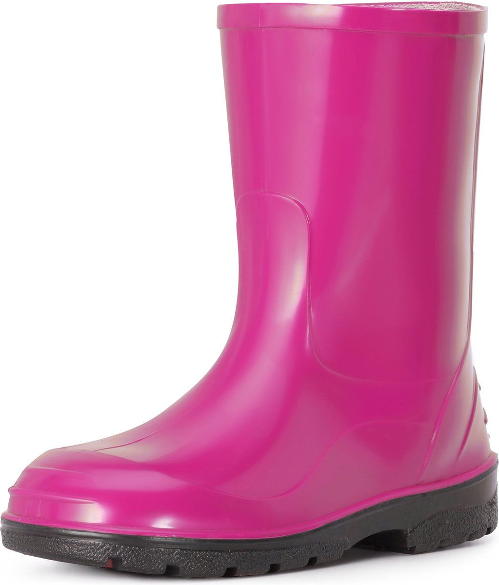 Ladeheid LA-LMG-939-Oli Dames Regenlaarzen - Rubber - Hoog - PVC - Waterdicht – Fuchsia – 28
