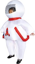 KIMU® Opblaas Kostuum Astronaut Kinderen 80-140 cm - Opblaasbaar Pak - Astronautenpak Opblaaspak - Opblaasbare Ruimte Space Jongen Meisje Festival