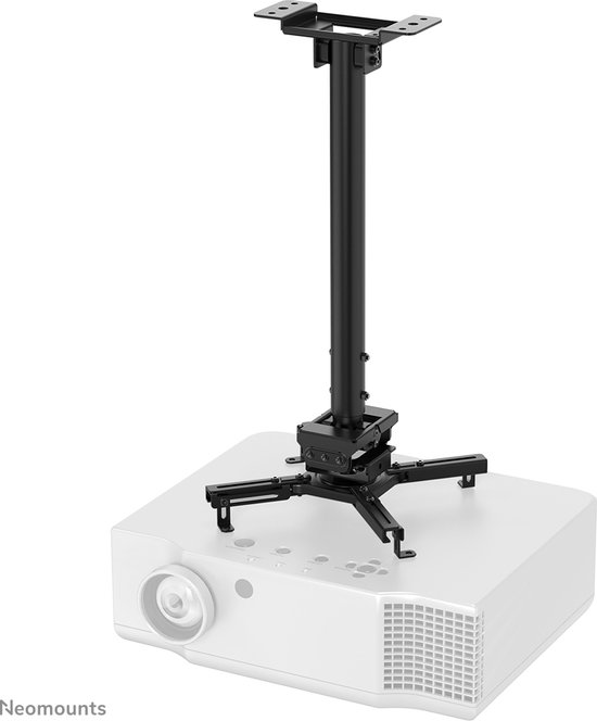 Universele Neomounts CL25-540BL1 projector plafondsteun 35 kg draaggewicht verstelbaar 60,5-90,5 cm zwart