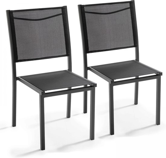 Set mit 2 Liegestühlen aus Aluminium, 4-fach neigbar Set mit 2 Liegestühlen aus Aluminium, 4-fach neigbar