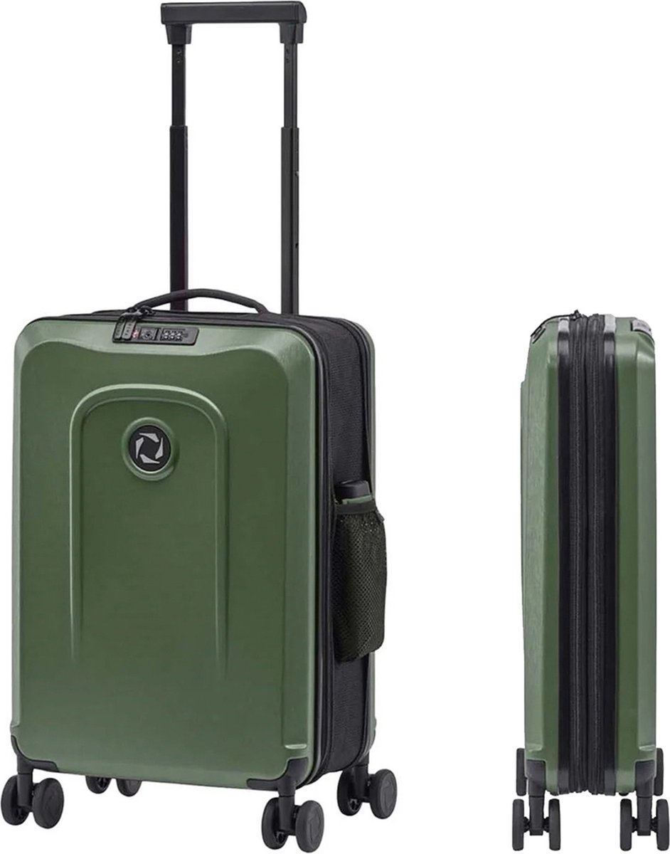 Senz Foldaway Carry On Trolley 55 dark forest