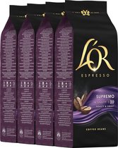 L'OR Espresso Supremo Koffiebonen - Intensiteit 10/12 - 4 x 500 gram