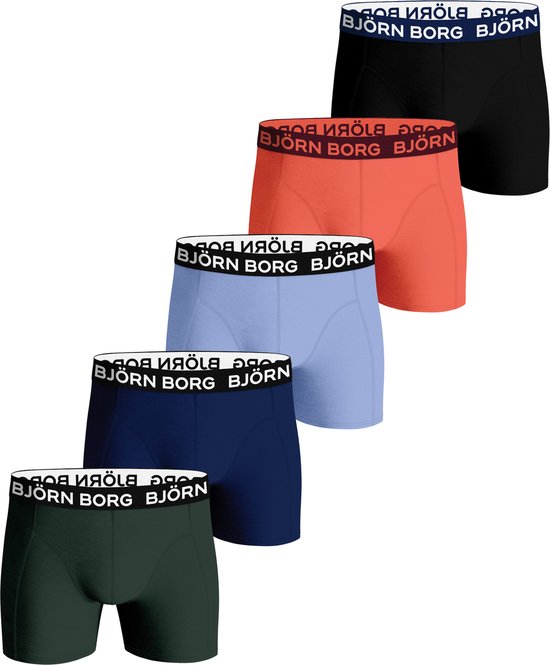 Bjorn Borg 5-Pack jongens boxershorts - Core - 164 - Oranje