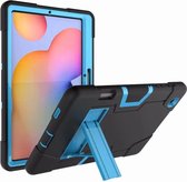 Tablet Hoes Heavy Duty robuuste standaardhoes - Shock Proof Standcase Hoes Geschikt voor: Samsung Galaxy Tab S6 Lite - Blauw