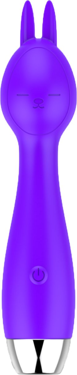 Goedkoopste Cupitoys® Wand vibrator met oortjes - 18,1cm - Lichtroze - 12 standen - Vibrators voor vrouwen en mannen - Sex toys voor vrouwen en mannen