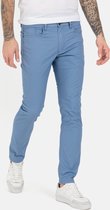 camel active Slim Fit 5-pocket broek - Maat menswear-36/30 - Blauw