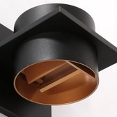 Steinhauer wandlamp Muro - zwart - - 3366ZW