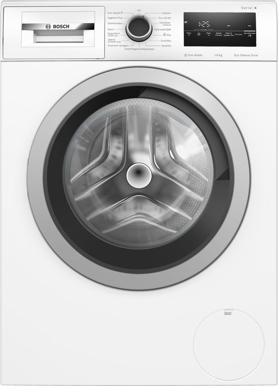 Bosch WAN2827FNL - Serie 4 - Wasmachine met stoom - 1400 rpm - Energielabel A - Iron Assist: vermindert kreukels tot 50% - Bespaar water met ActiveWater Plus