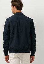 PURE PATH Padded Jacket With Front And Sleeve Pockets Jassen Heren - Zomerjas - Donkerblauw - Maat M