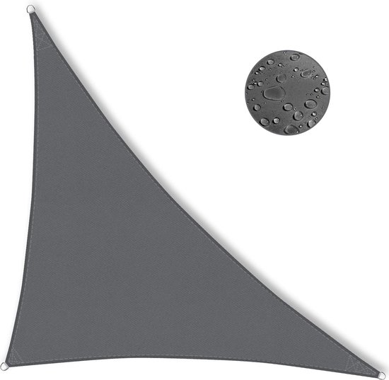 Antraciet Kunststof schaduwdoeken 5 x 5 x 5 meter