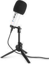 Studio microfoon - Vonyx CM320W USB microfoon met tafelstandaard - Wit