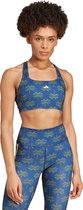 adidas Performance adidas x FARM Rio Medium-Support Beha - Dames - Blauw- 2XL C-D