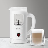 Bewello - Electrische Melkopschuimer - 400ML - 550W - 230V - Koud of Warm Schuim & Verwarmen Cacao