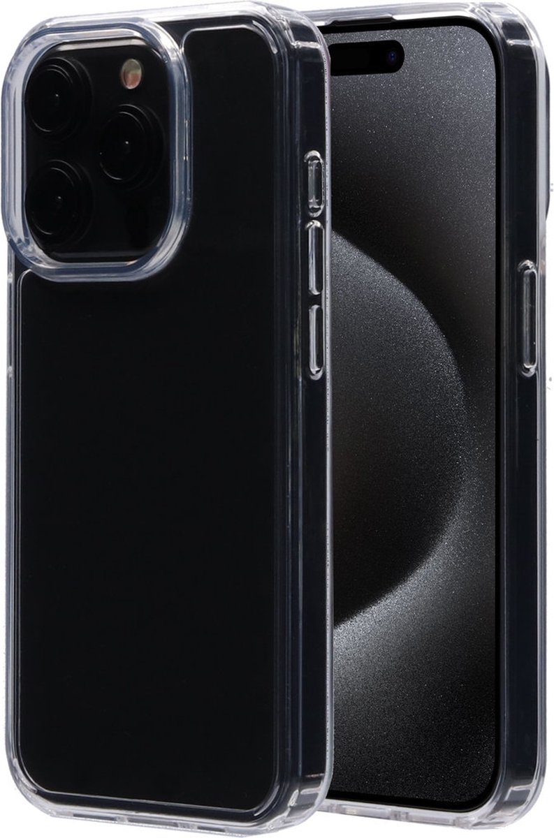 Mobiparts hoesje geschikt voor Apple iPhone 15 Pro - Hardcover - Transparant