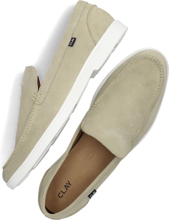 CLAY Tivoli-09 Loafers - Instappers - Heren - Beige - Maat 45