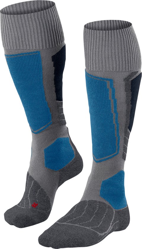 FALKE Heren Skisokken SK4 Advanced M Kh wol functioneel materiaal warm dun 1 paar, Turkoois Ocean 6836-O, 44-45 FALKE Heren Skisokken SK4 Advanced M Kh wol functioneel materiaal warm dun 1 paar, Turkoois Ocean 6836-O, 44-45