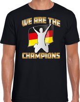 Bellatio Decorations Verkleed shirt voor heren - Duitsland - zwart - voetbal supporter - themafeest S