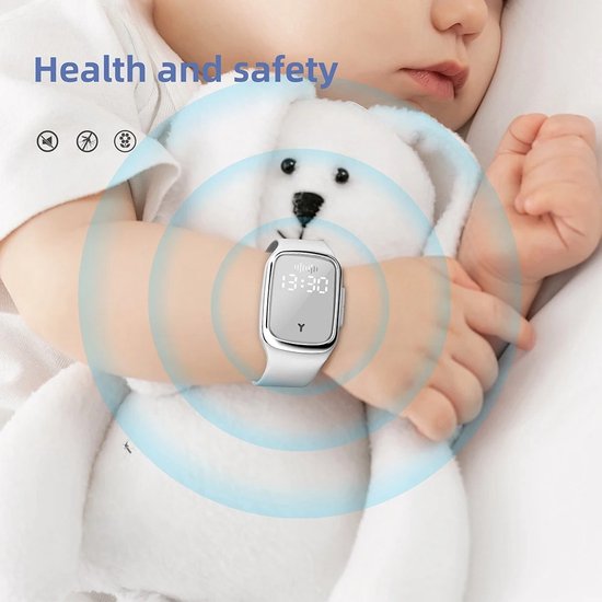 Nieuwe Ultrasone Muggen Repeller Anti Muggen Armband Zomer Indoor Anti Muggen Anti Prik Bijt Polsbandje Met Tijd Display Horloge