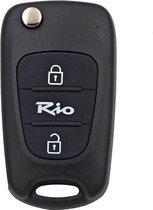 Autosleutelbehuizing - sleutelbehuizing auto - sleutel - Autosleutel / Geschikt voor: Kia Rio 2 knops