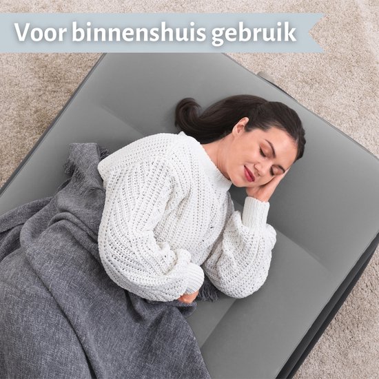Bestway luchtbed - 1-Persoons - 97 x 191 x 46 cm - Grijs - Inclusief pomp - Reparatieset van Merkloos — afbeelding 3