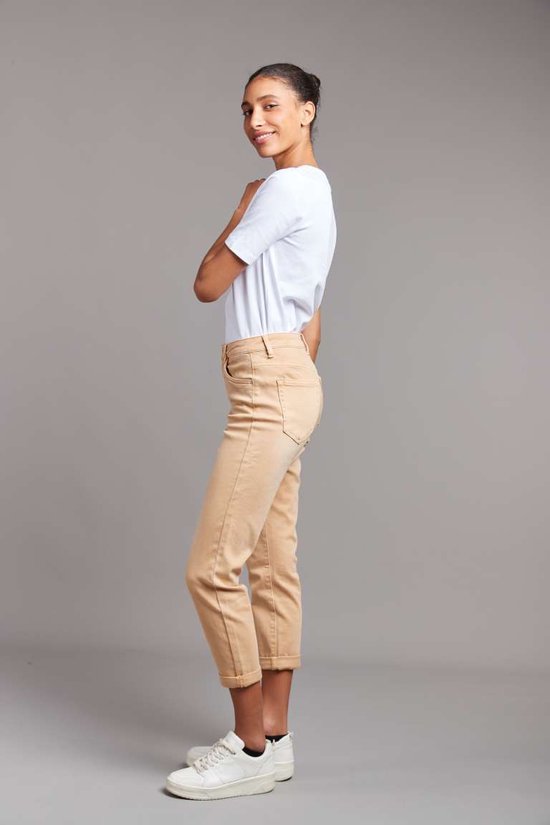 Broek Toxik3 boyfriend fit camel