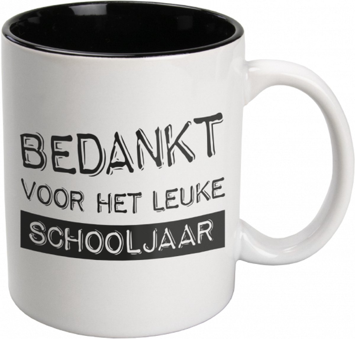 Mok - Koffie - Zwart - Wit - Schooljaar - Toffees