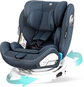 Kinderstoel Auto - Autostoel Draaibaar - Kinderzitje - Zitverhoger - Autozitje voor 3 jaar of Ouder - Blauw