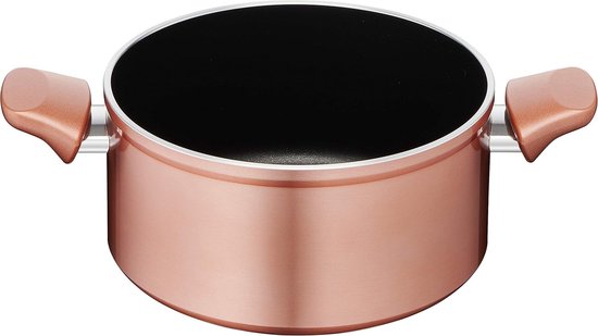 28 cm geëmailleerde gietijzeren braadpan met handgrepen en schenktuiten