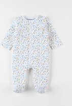 Jersey 1-delige pyjama met vlinderprint, lichtroze