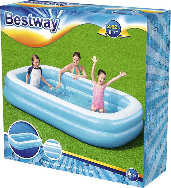Bestway - Opblaasbaar Zwembad - 262x175x51 cm - 778L - Bestway