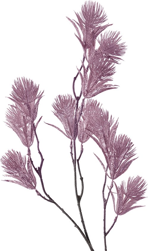 Clayre & Eef Fleur artificielle 88 cm Violet Plastique