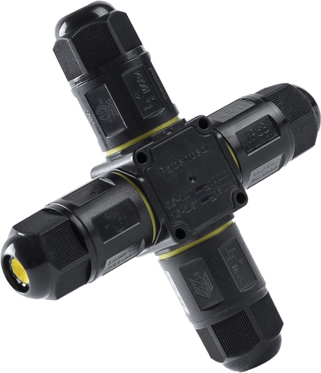 3Pin X-VORM waterdichte QUICK Connector | Voor 4-11mm kabel