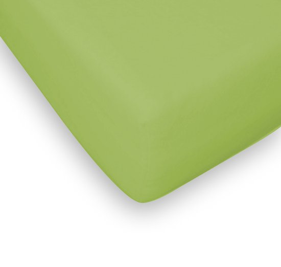 Briljant Baby Hoeslaken voor Boxmatras - 75x95 - Jersey - Lime