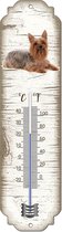 Thermometer: Australische Silky Terier | Hondenras | Temperatuur binnen en buiten | -25 tot +45C