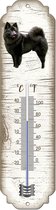 Thermometer: Keeshond | Hondenras | Temperatuur binnen en buiten | -25 tot +45C