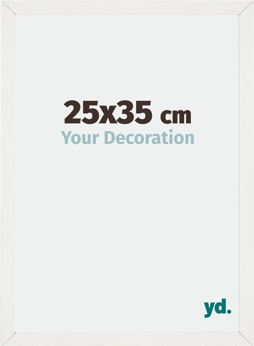 yd. Your Decoration - Fotolijst 25x35 cm - MDF - Wit Geveegd - Mura