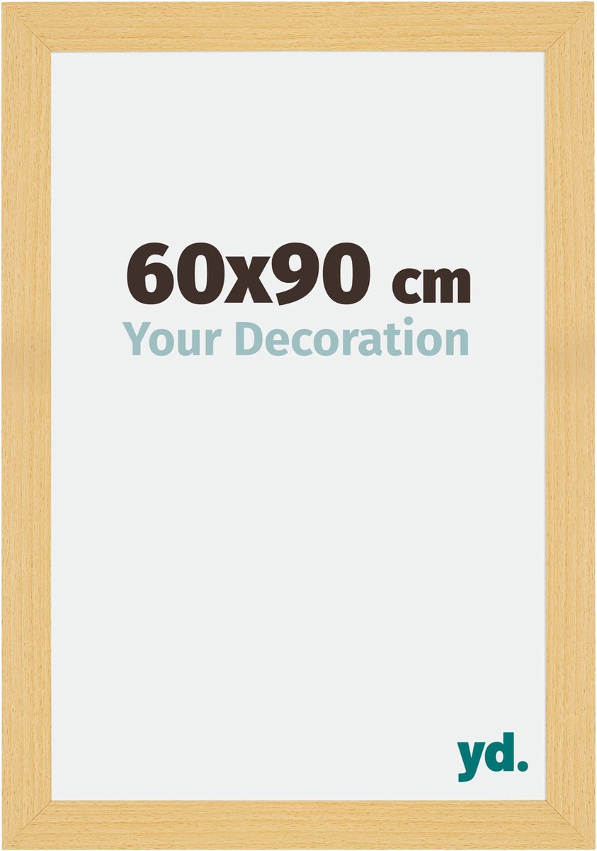 yd. Your Decoration - Fotolijst 60x90 cm - MDF - Beuken Decor - Mura