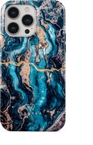 BURGA Telefoonhoesje voor iPhone 14 PRO MAX - Schokbestendige Hardcase Hoesje - Mystic River