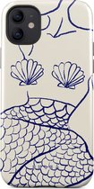 BURGA Telefoonhoesje voor iPhone 12 - Schokbestendige Hardcase Hoesje - Marine Muse