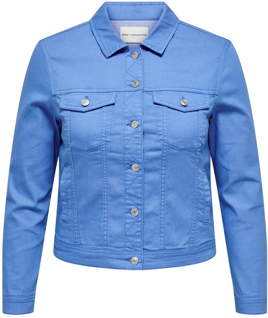 Only Carmakoma Carlock jacket blauw maat 52