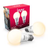 Innr Zigbee E27 LED warm wit dimbaar - slimme lamp - werkt met Philips Hue*, Amazon Echo (4e generatie) en SmartThings - 806 lumen - 2-pack