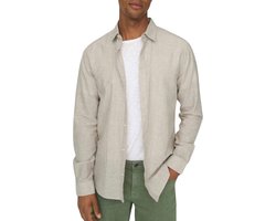 Only & Sons Caiden LS Solid Linnen Overhemd Heren - Maat XXL