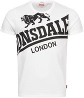 Lonsdale T-Shirt Symondsbury Wit - Maat: XL