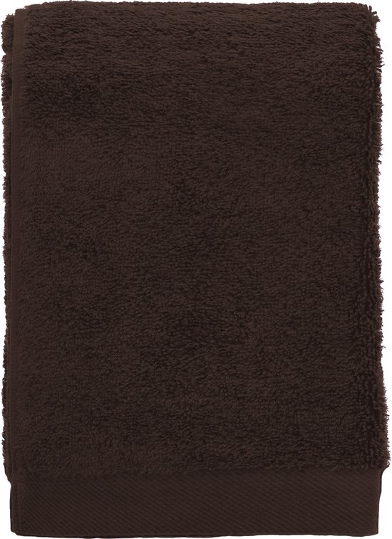Södahl Comfort organic Handdoek 50 x 100 cm Coffee brown