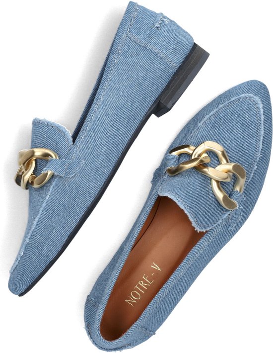 Notre-V 4638 Loafers - Instappers - Dames - Blauw - Maat 38,5