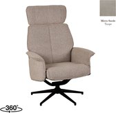 LABEL51 Verdal Fauteuil - Bruin - Micro Suede