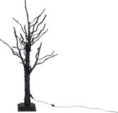 J-Line Tree Bare + 30 Leds Wit chaud + Fil adaptateur 3M Glitter Black S