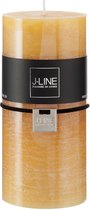 J-Line cilinderkaars - oker - large - 70U - 6 stuks